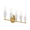 Designers Fountain Star Dust 24.25 in. 5-Light Brushed Gold Vanity Light with Natural Marble Accents for Bathrooms D304C-5B-BG - alternate 3